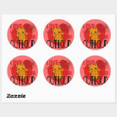 Love Out Loud Ronde Sticker (Vel)