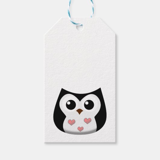 Love Owl Cadeaulabel (Voorkant)