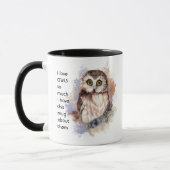 Love OWLS tant je me moque Citer Mug (Gauche)