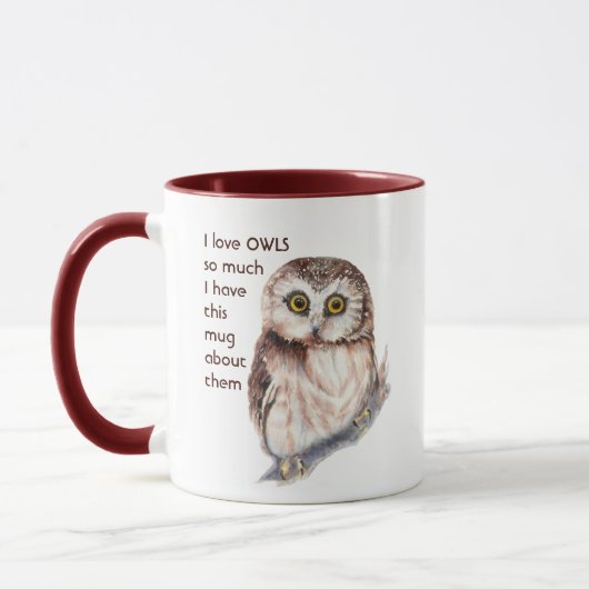 Love OWLS tellement que je me moque Citer Mug (Gauche)