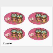 Love Ows design Stickers Étiquette (Feuille)
