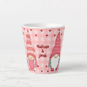 Love Pair Gnomes Latte Mok (Voorkant)