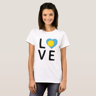 Love - Palau Flag T-shirt