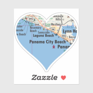 Love Panama City Beach FL Sticker