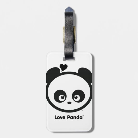 Love Panda® Bagagelabel (Achterkant verticaal)
