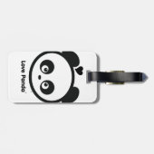 Love Panda® Bagagelabel (Achterkant horizontaal)