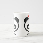 Love Panda® Bone China Mok (Voorkant)
