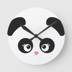 Love Panda® Clock Ronde Klok