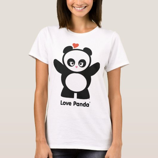 Love Panda® Dames Long Slapes T-shirt (Voorkant)