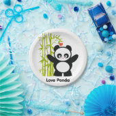 Love Panda® Papieren Bordje (Feest)