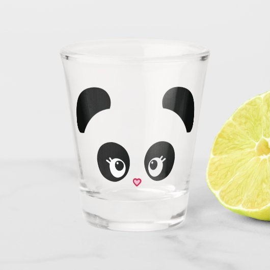Love Panda® Shot Glass Glas (Voorkant)
