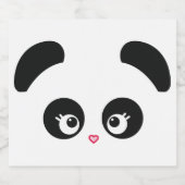 Love Panda® Sparkling Wijnetiket (Enkel label)