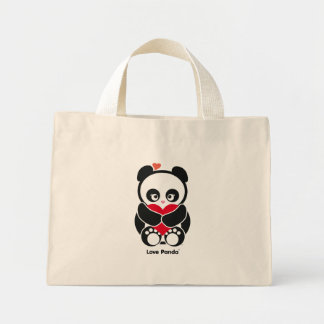 Love Panda® Tiny Canvas tas