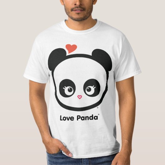 Love Panda® Value Mannen Aprel T-shirt (Voorkant)