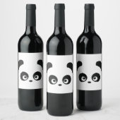 Love Panda® Wijn Etiket (Flessen)