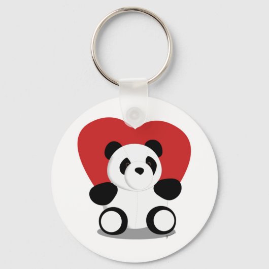 Love Pandas Sleutelhanger (Voorkant)