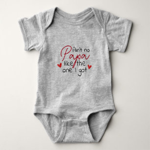 Love Papa Fun with Hearts Romper
