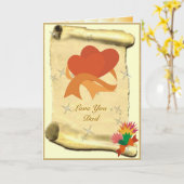 Love Paper - Carte Fête des pères (Fleur jaune)