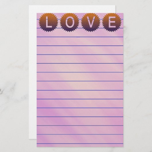 Love papeterie (Devant / Derrière)