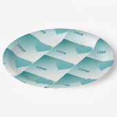 Love. Papieren Bordje (Gekanteld)