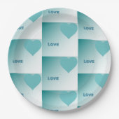 Love. Papieren Bordje (Voorkant)
