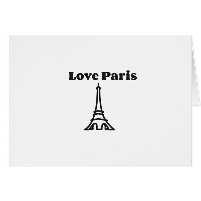Love Paris (Devant horizontal)