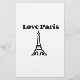 Love Paris Briefpapier