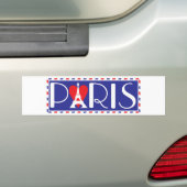 Love Paris Bumpersticker (Op auto)