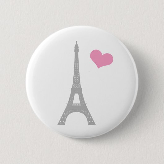 Love Paris Button Pin (Voorkant)
