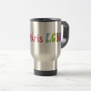 Love Paris Travel Mug
