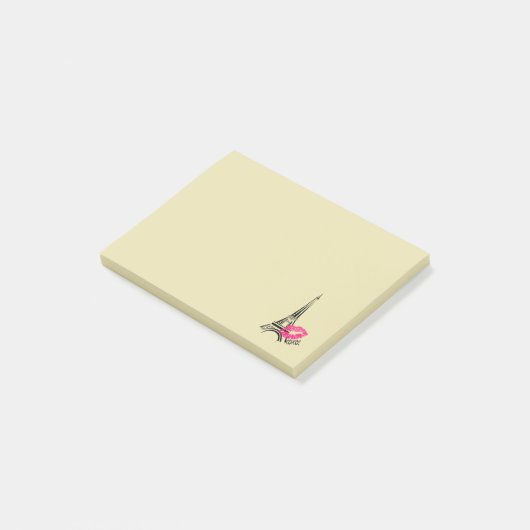 Love Paris with Eiffel Tower Illustration Post-it® Notes (Schuin)