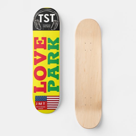 LOVE PARK OFFICIEL Skateboard (Recto)