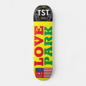 LOVE PARK OFFICIEL Skateboard (Recto)