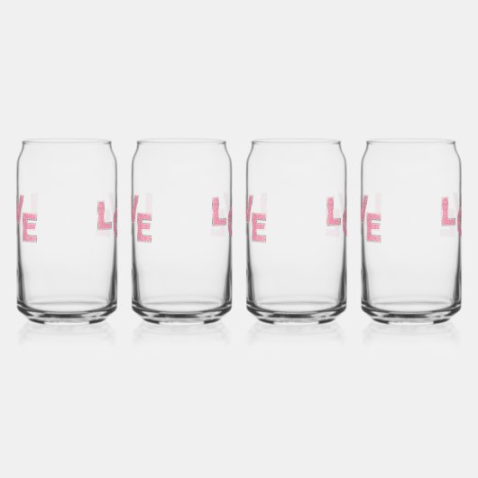 Love Parties scintillant rose (Droite)