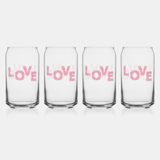 Love Parties scintillant rose (Recto)