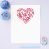 Love party flyer (Enkel)