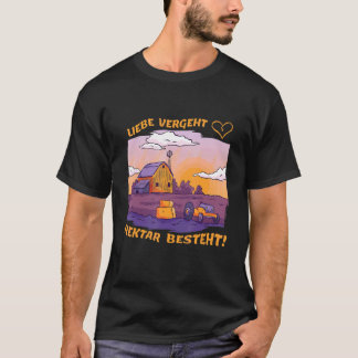 Love Passes Hectar Beist I Farmer T-shirt