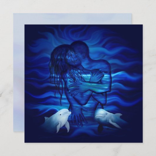 Love, Passion act - pair with Dolphin pair (Voorkant / Achterkant)