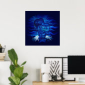 Love, Passion act - pair with Dolphin pair Poster (Thuiskantoor)