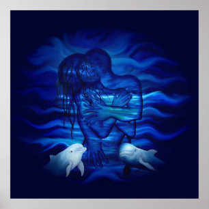 Love, Passion act - pair with Dolphin pair Poster