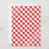 Love & Pasta Heart Verloving Uitnodiging (Achterkant)