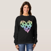 Love Pastel Rainbow Love Heart Trui (Voorkant volledig)