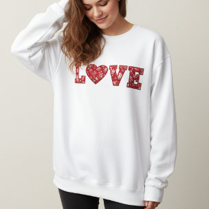 LOVE Patchwork Trui