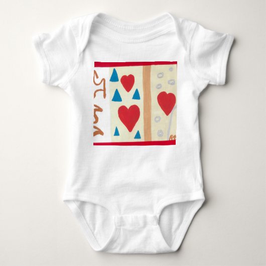 Love Path Baby Jersey Bodysuit (Voorkant)