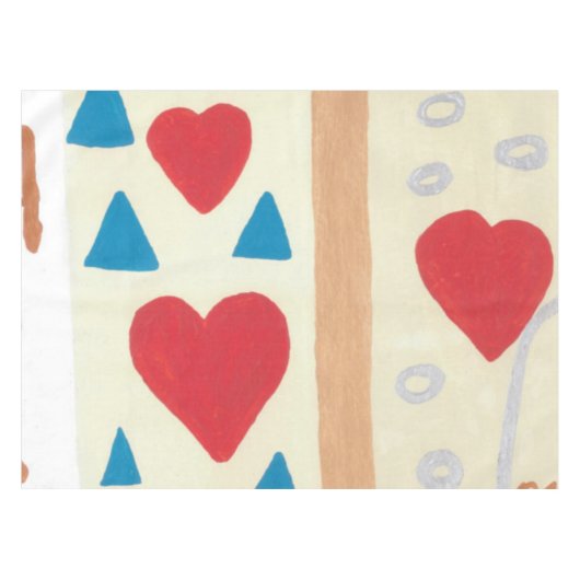 Love Path Tablecloth Tafelkleed (Voorkant (Horizontaal))