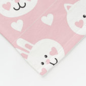 Love Pattern 2 Fleece Deken (Hoek)