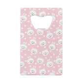 Love Pattern 2 Kredietkaart Flessenopener (Achterkant)