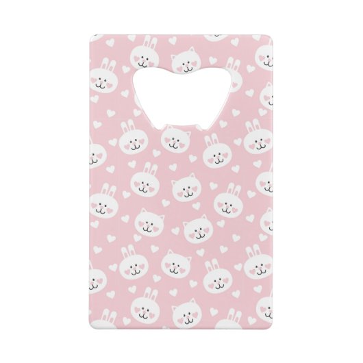 Love Pattern 2 Kredietkaart Flessenopener (Achterkant)