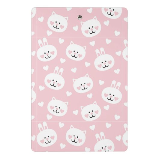 Love Pattern 2 Mini Klembord (Achterkant)