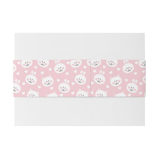 Love Pattern 2 Uitnodigingen Wikkel (Achterkant Voorbeeld)